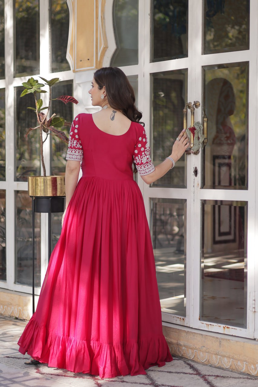 Avira Lehenga With Readymade Slit Cut Long Kurti Set