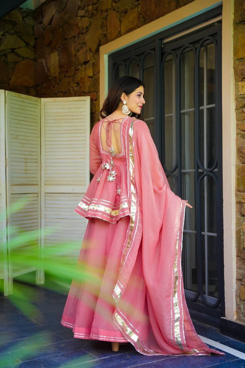 Sharvee Leher Petal Sharara Set
