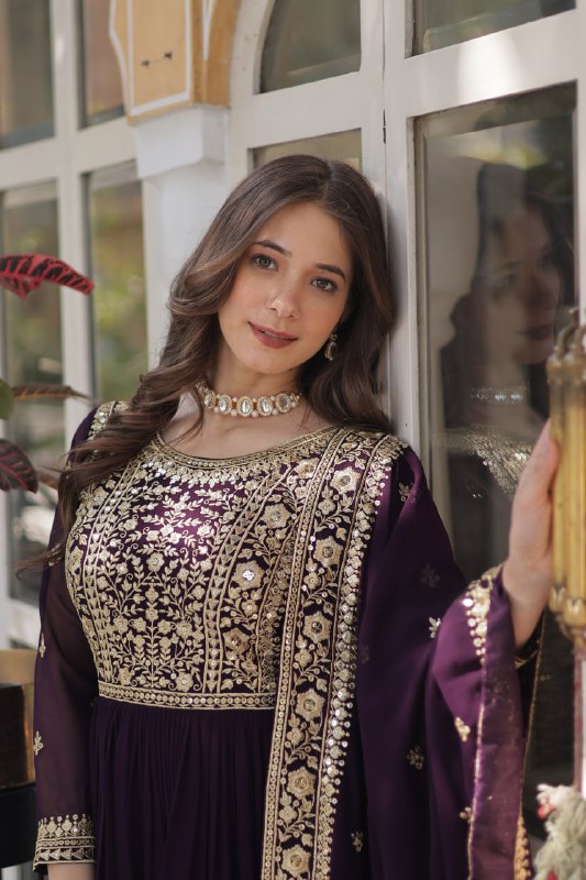 Floraya Traditional Faux Blooming Gown