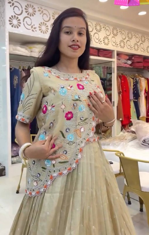 Golden Bloom Pure Gold Crush Lehenga Set