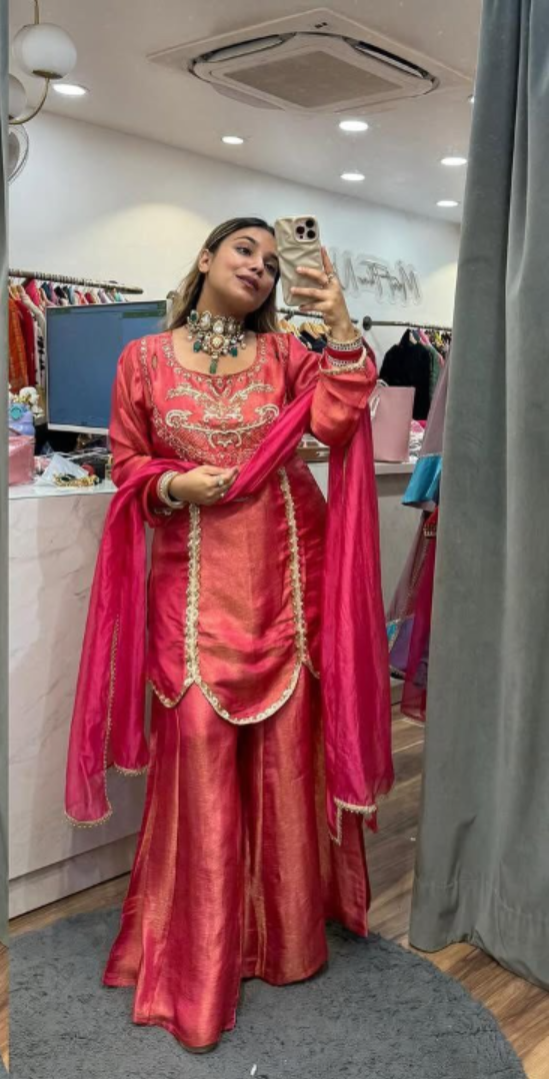 Saisha Cosmos Sharara Set