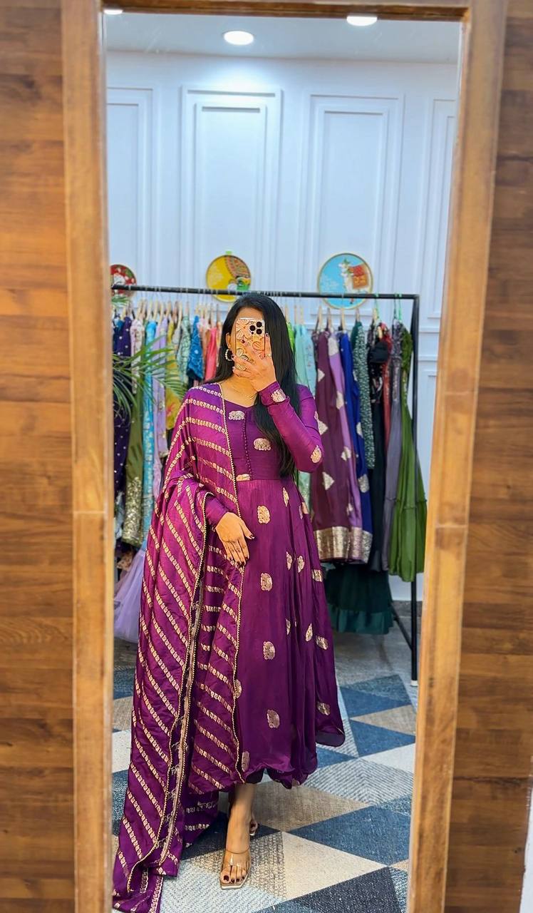 Zara Exquisite Gown Dupatta Set