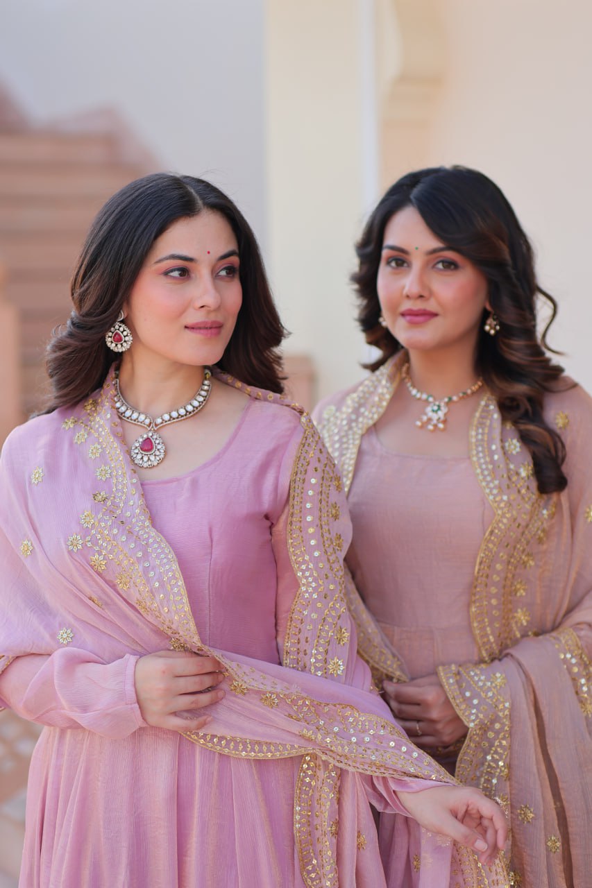 Jassica Royal Radiance Fendy Chiffon Gown