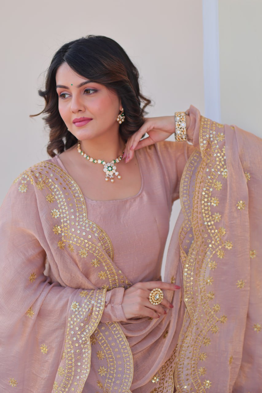 Jassica Royal Radiance Fendy Chiffon Gown