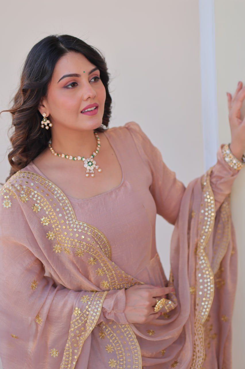Jassica Royal Radiance Fendy Chiffon Gown