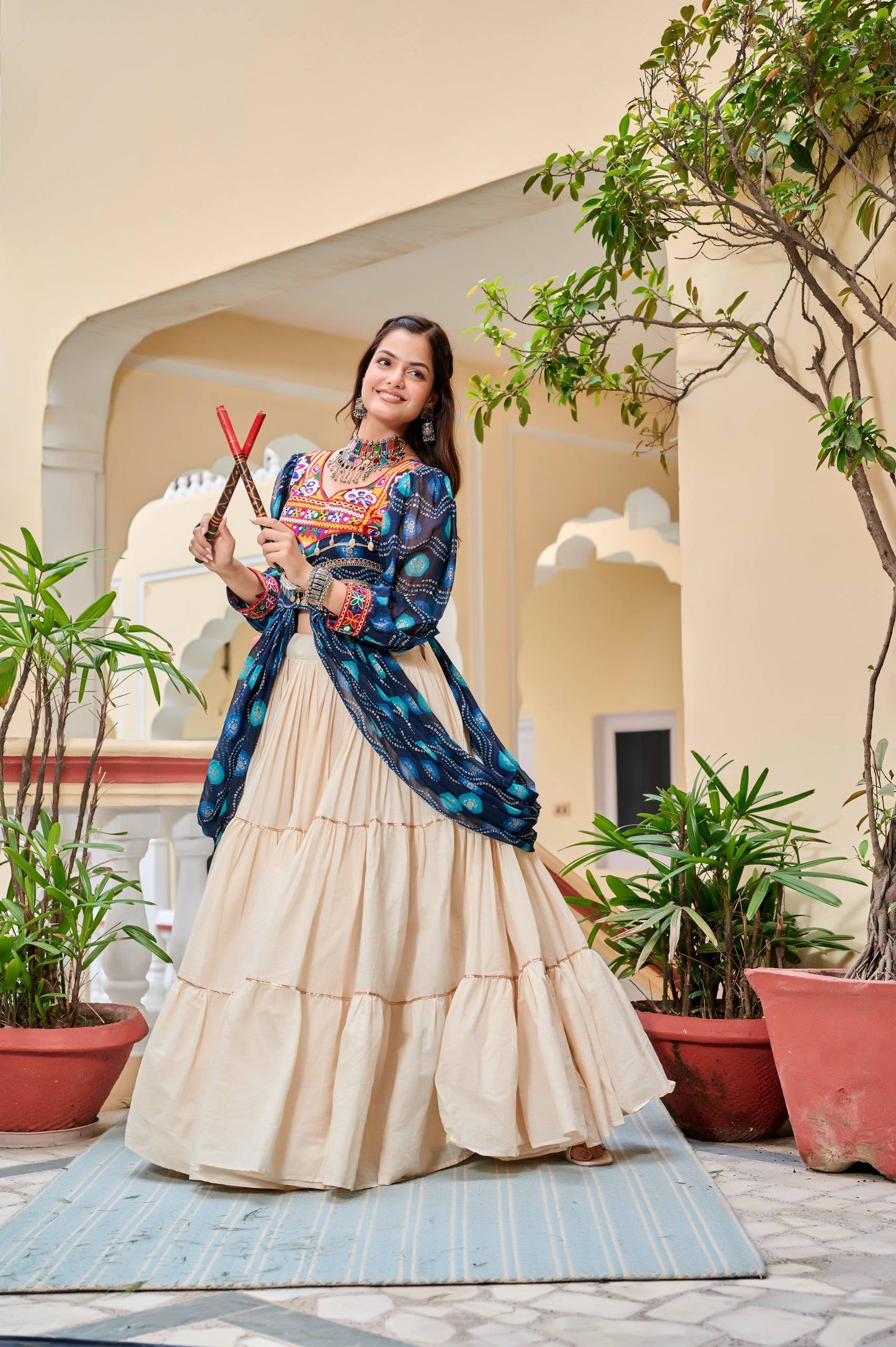 Ziya Garba Nights Festive Fusion Lehenga Choli