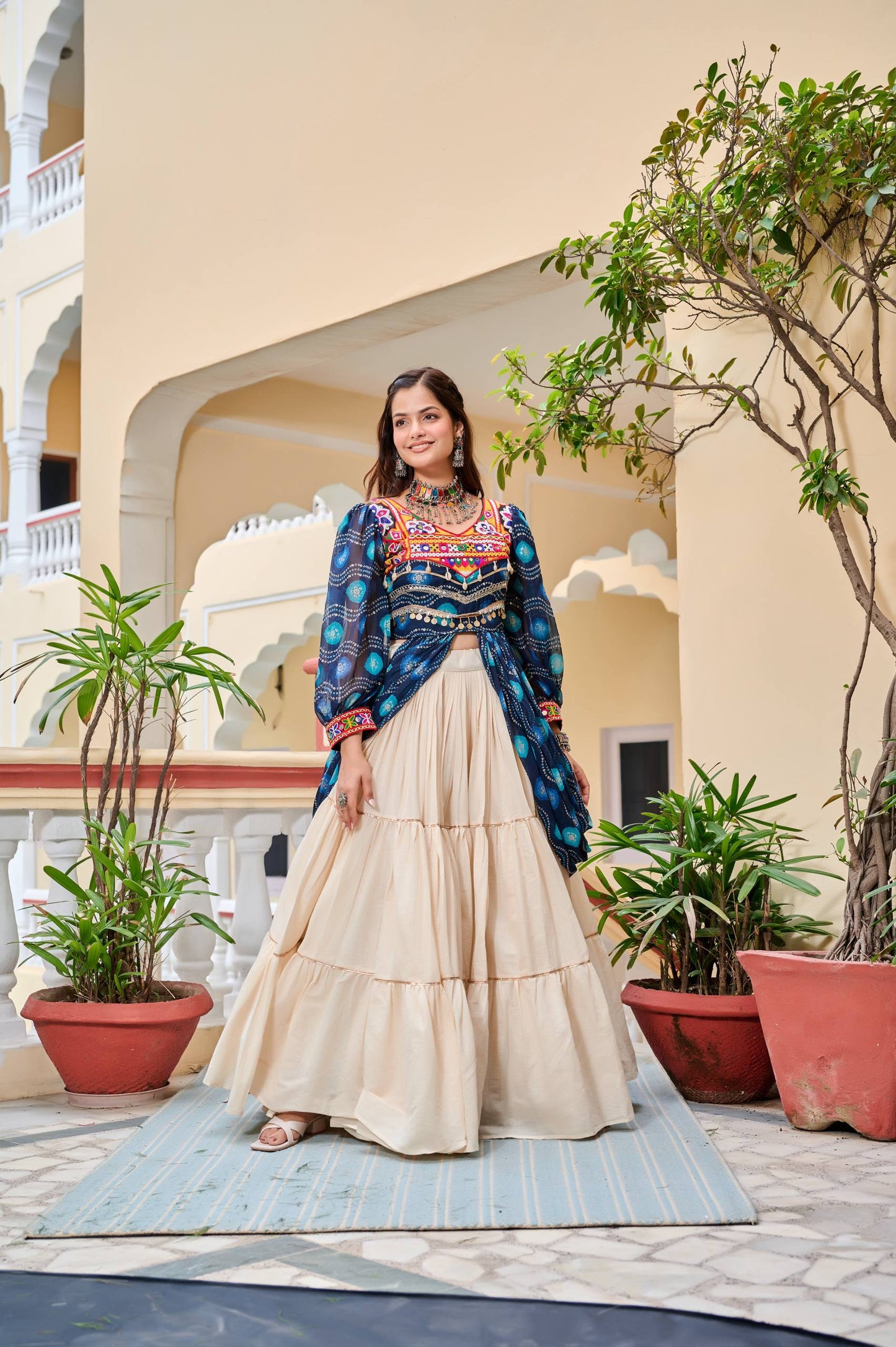 Ziya Garba Nights Festive Fusion Lehenga Choli