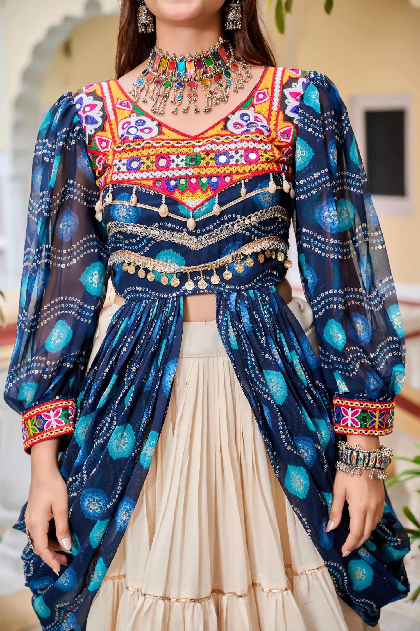 Ziya Garba Nights Festive Fusion Lehenga Choli