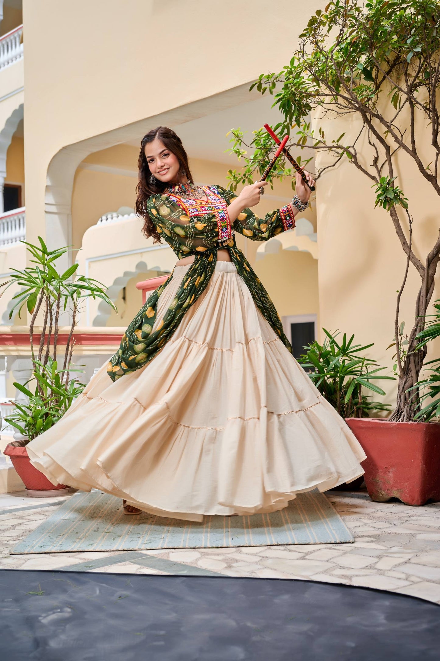 Ziya Garba Nights Festive Fusion Lehenga Choli