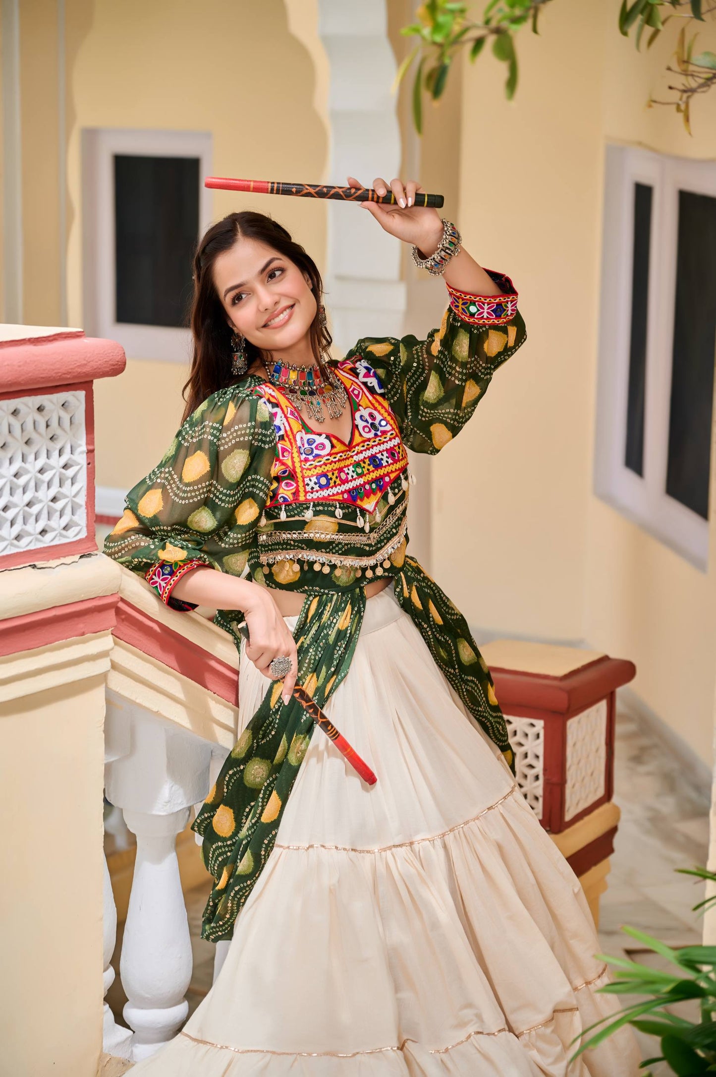 Ziya Garba Nights Festive Fusion Lehenga Choli