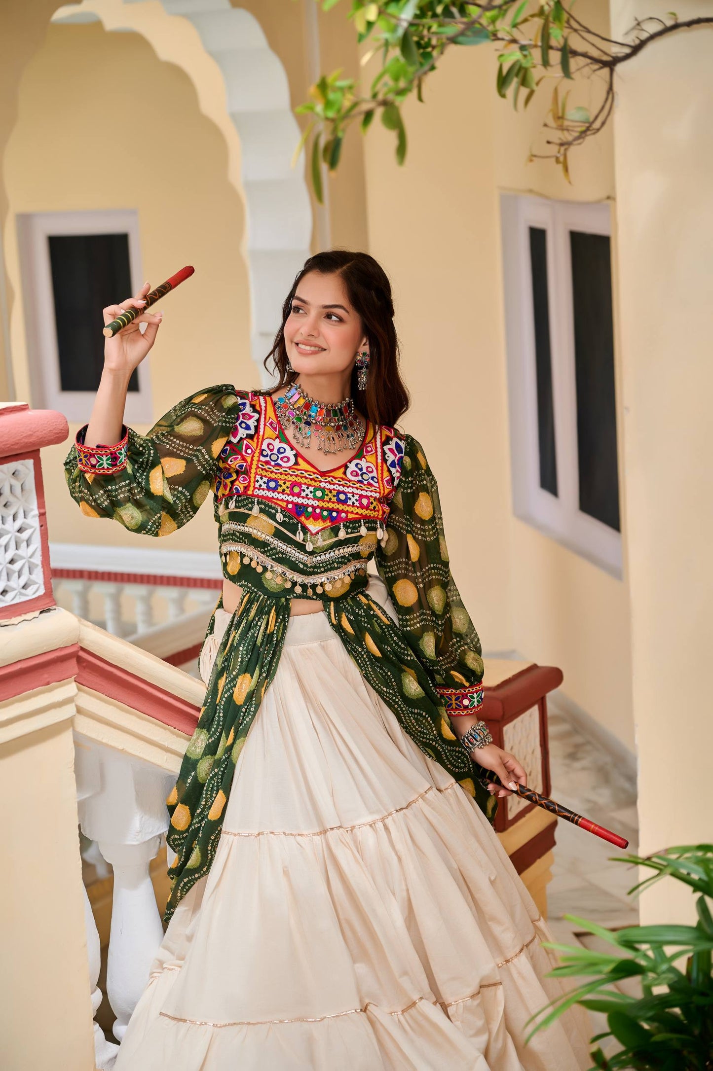 Ziya Garba Nights Festive Fusion Lehenga Choli