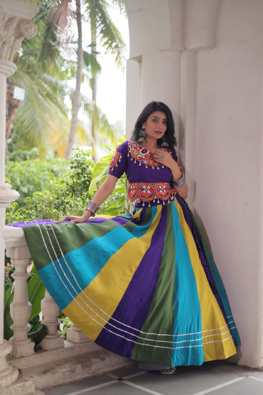 Amaira’s Colorful Vibes of Navratri Lehenga Set