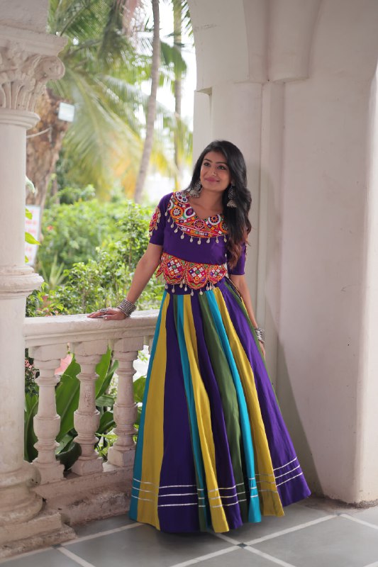 Amaira’s Colorful Vibes of Navratri Lehenga Set