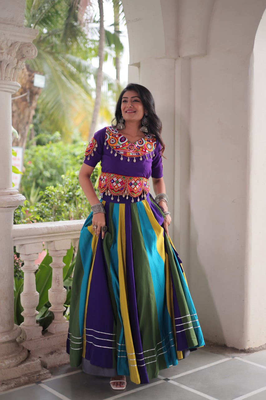 Amaira’s Colorful Vibes of Navratri Lehenga Set