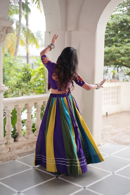 Amaira’s Colorful Vibes of Navratri Lehenga Set