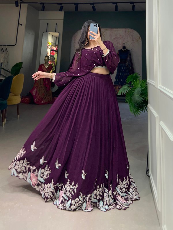 Tishya Butterfly Edition Georgette Co-ord Set