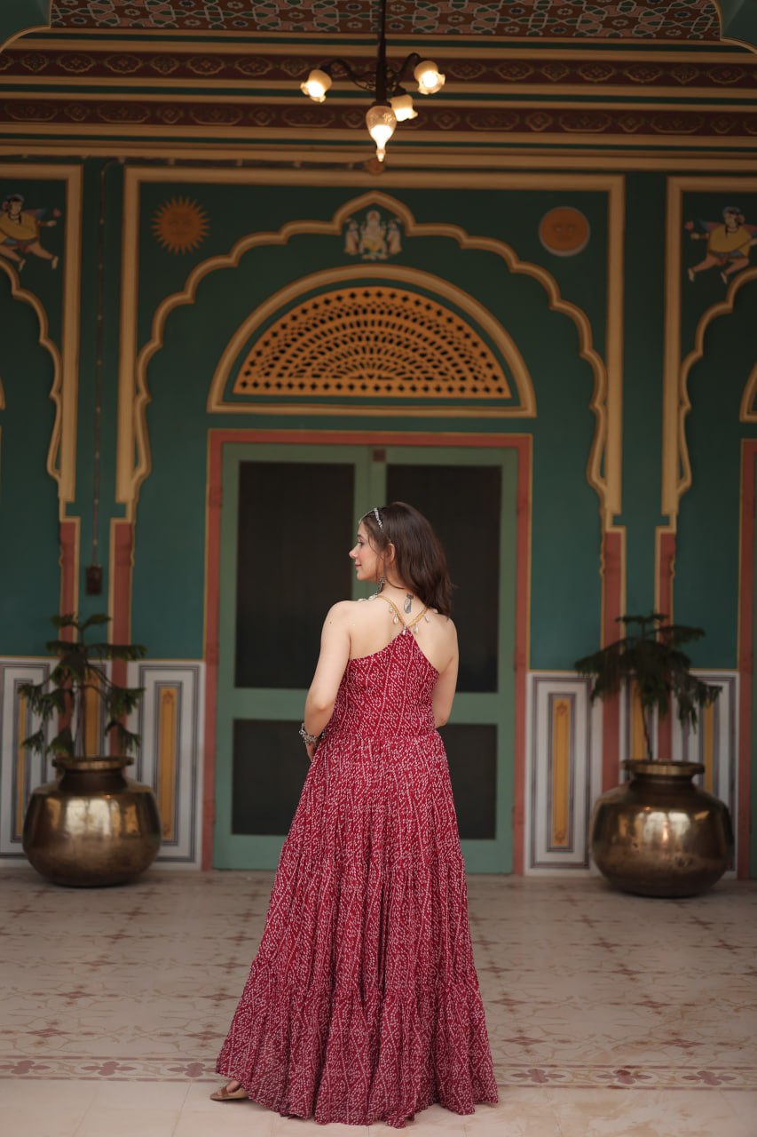 Rangilo Saawan Mirror Work Magic Garba Gown