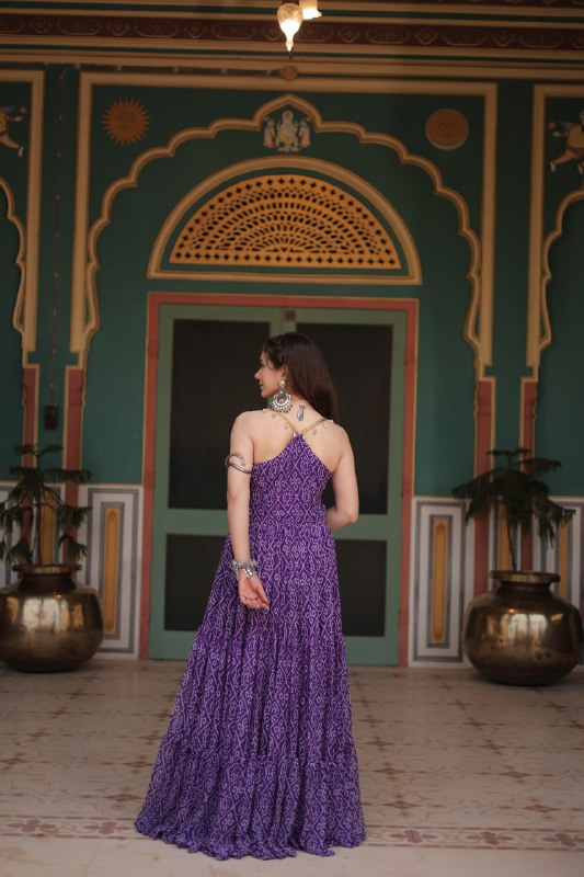 Rangilo Saawan Mirror Work Magic Garba Gown