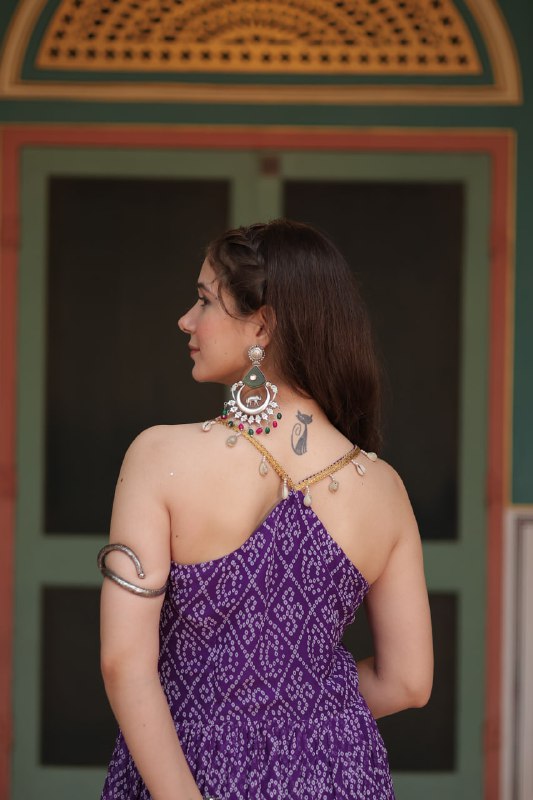 Rangilo Saawan Mirror Work Magic Garba Gown