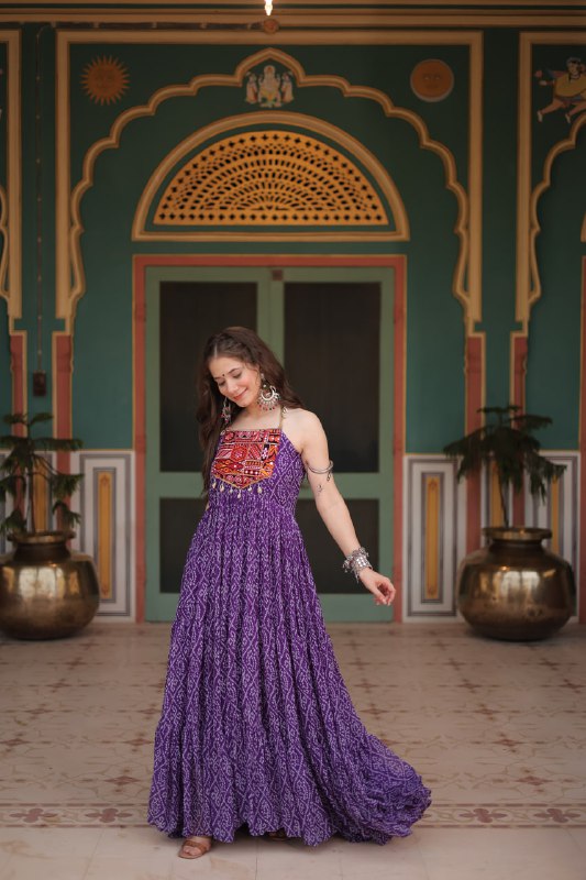 Rangilo Saawan Mirror Work Magic Garba Gown