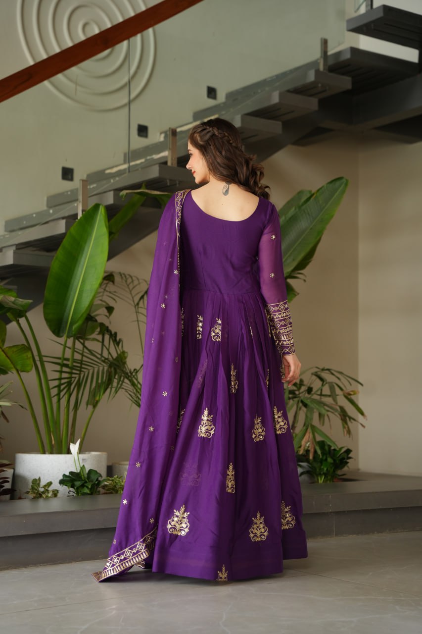 The Royal Drape Readymade Designer Gown