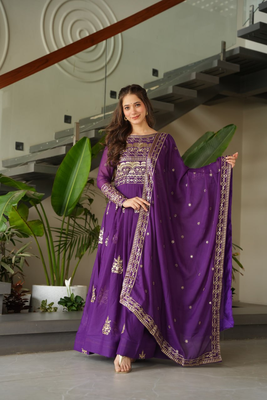 The Royal Drape Readymade Designer Gown