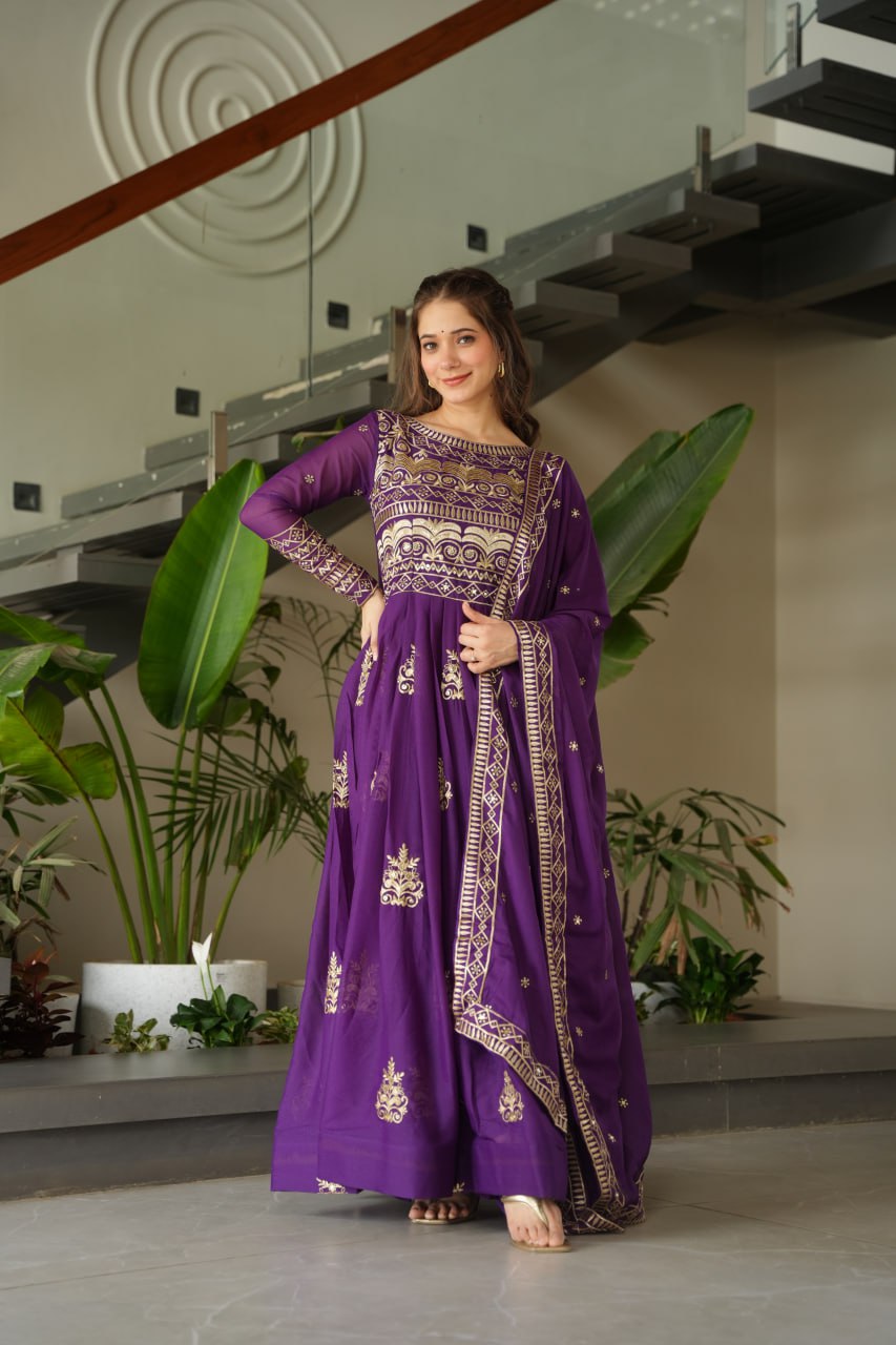 The Royal Drape Readymade Designer Gown
