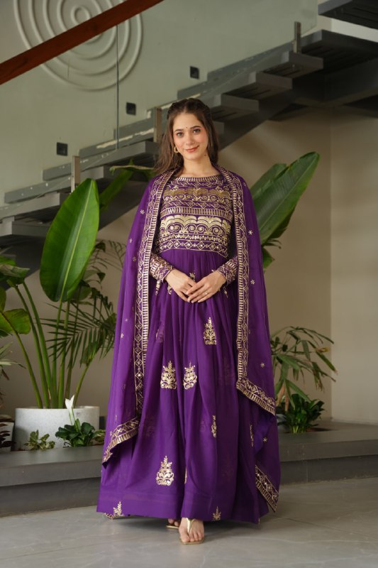 The Royal Drape Readymade Designer Gown