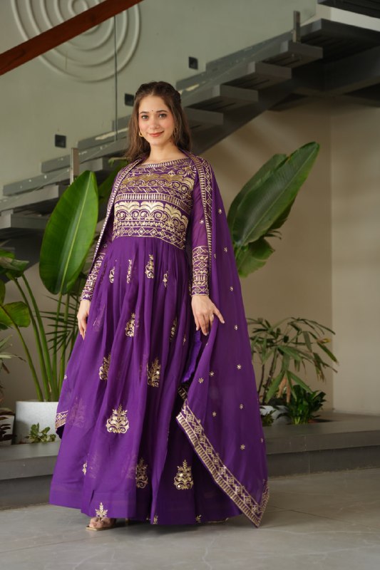 The Royal Drape Readymade Designer Gown