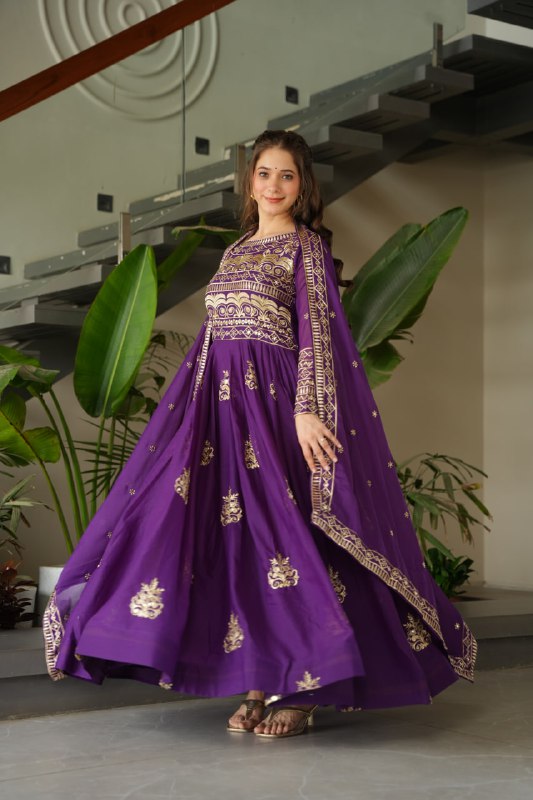 The Royal Drape Readymade Designer Gown