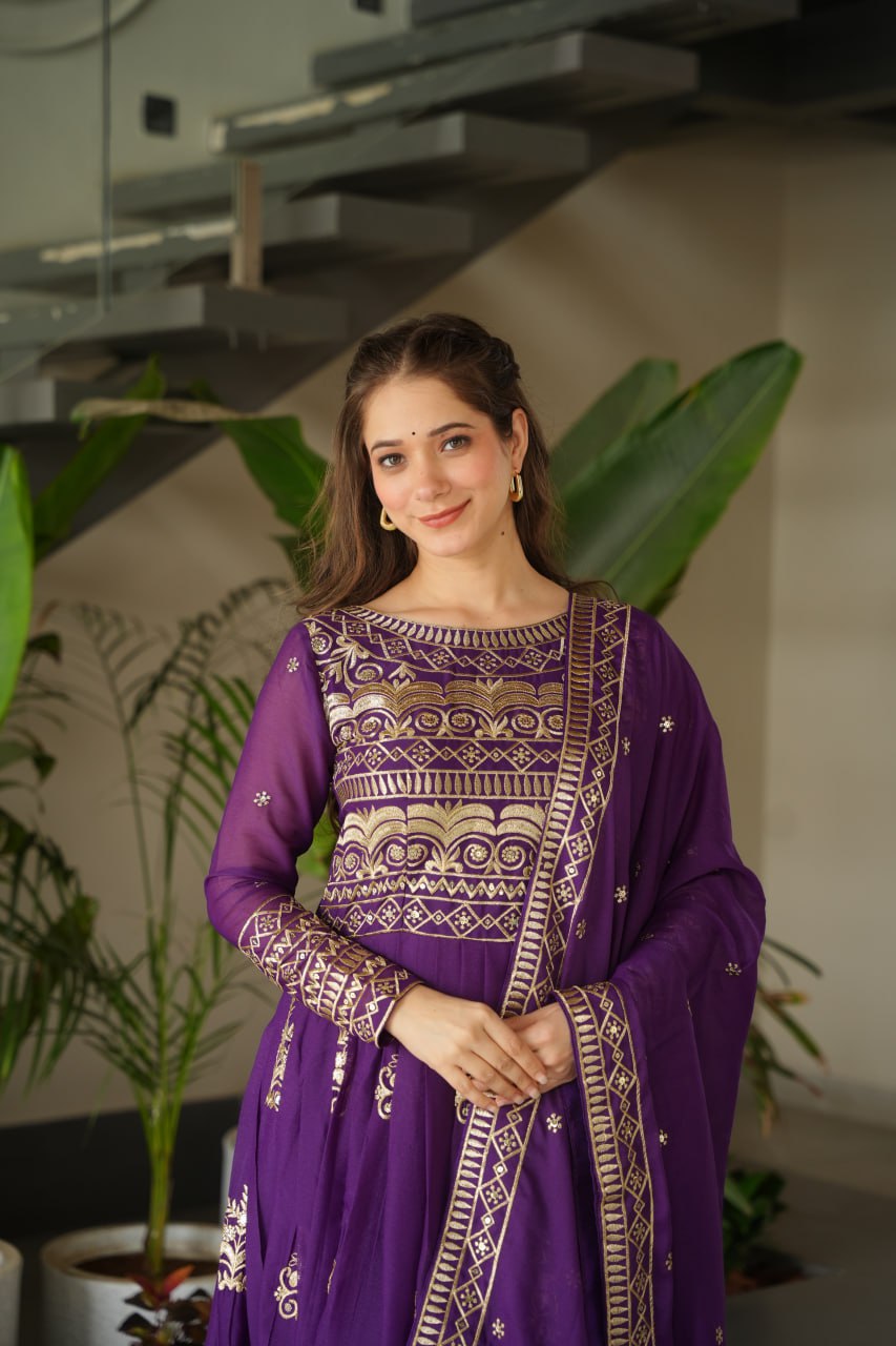The Royal Drape Readymade Designer Gown