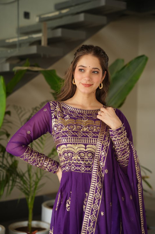 The Royal Drape Readymade Designer Gown