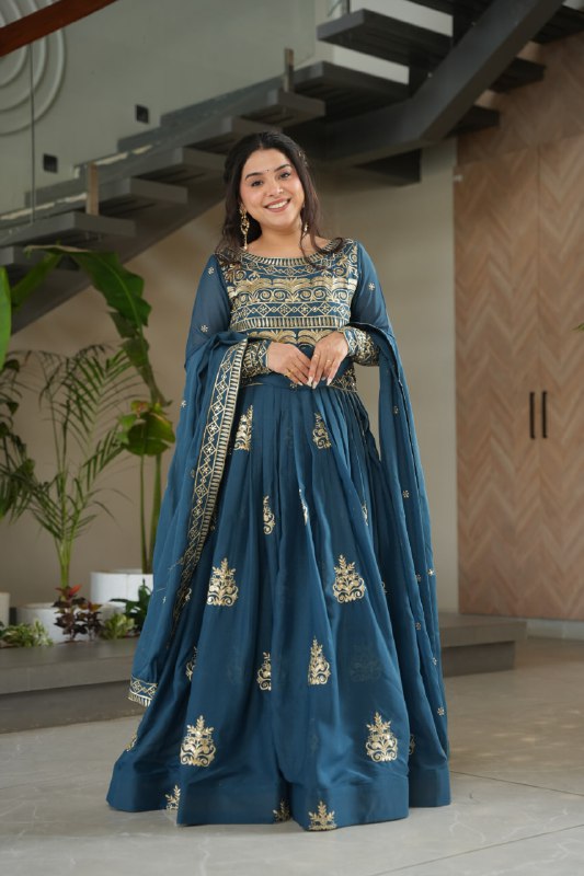 The Royal Drape Readymade Designer Gown