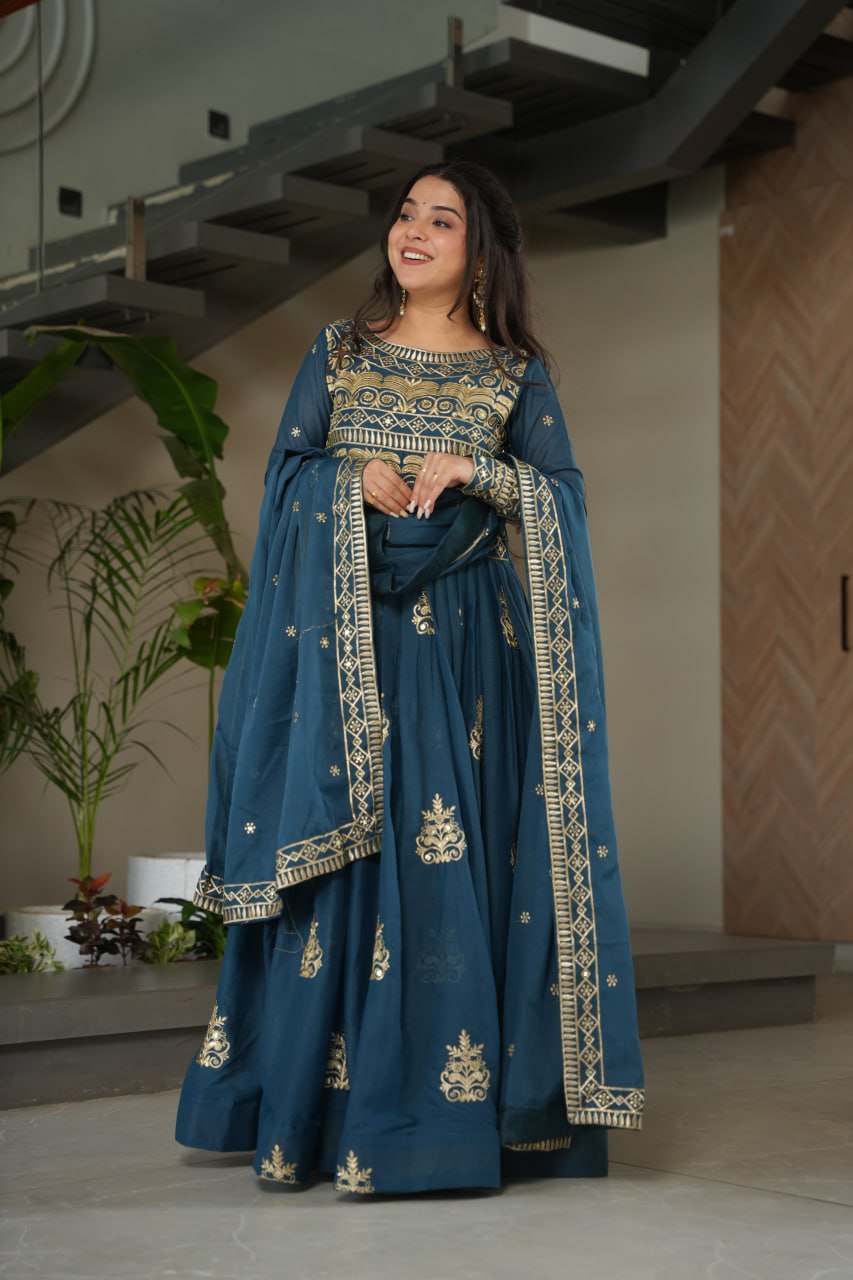 The Royal Drape Readymade Designer Gown
