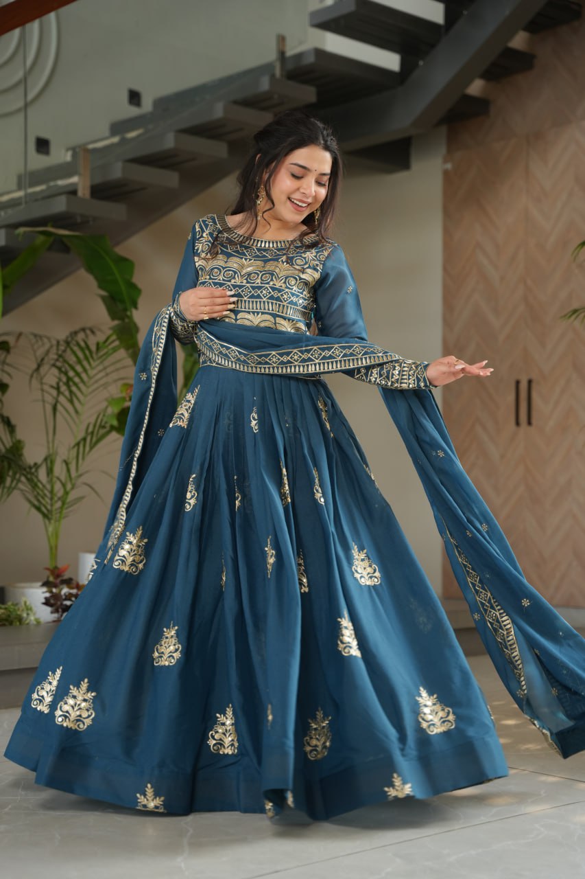 The Royal Drape Readymade Designer Gown