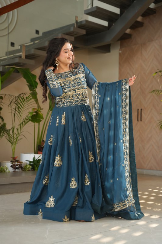 The Royal Drape Readymade Designer Gown