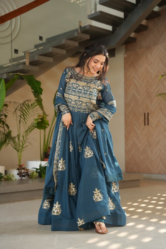 The Royal Drape Readymade Designer Gown