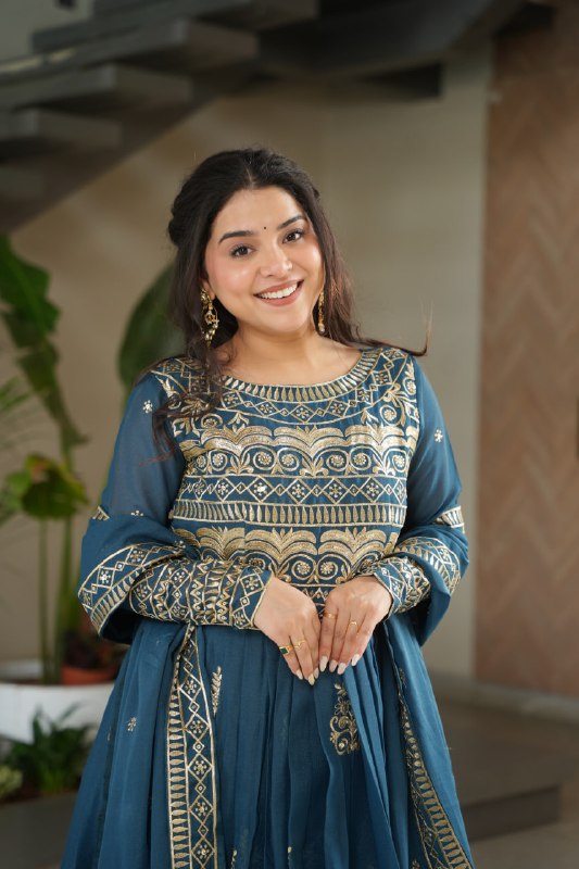 The Royal Drape Readymade Designer Gown