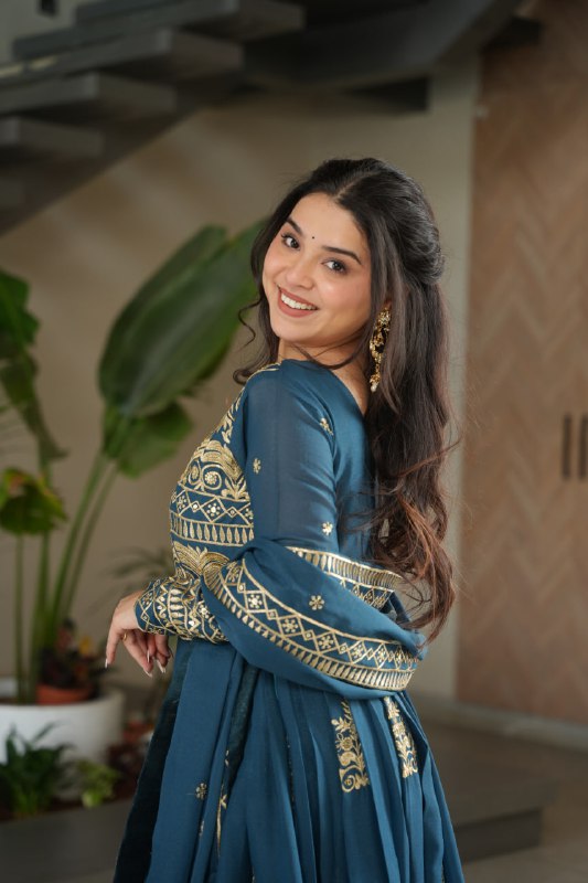 The Royal Drape Readymade Designer Gown