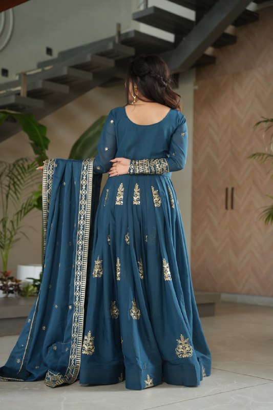 The Royal Drape Readymade Designer Gown