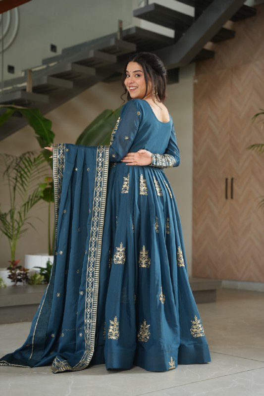 The Royal Drape Readymade Designer Gown