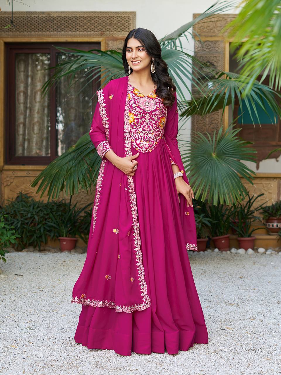 Regal Rhythm Mirror Magic Edition Gown With Duptta