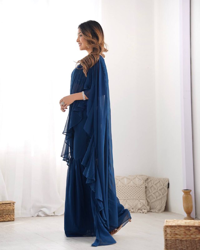 Mishka Shanaya Edition Beautiful Sharara Saree