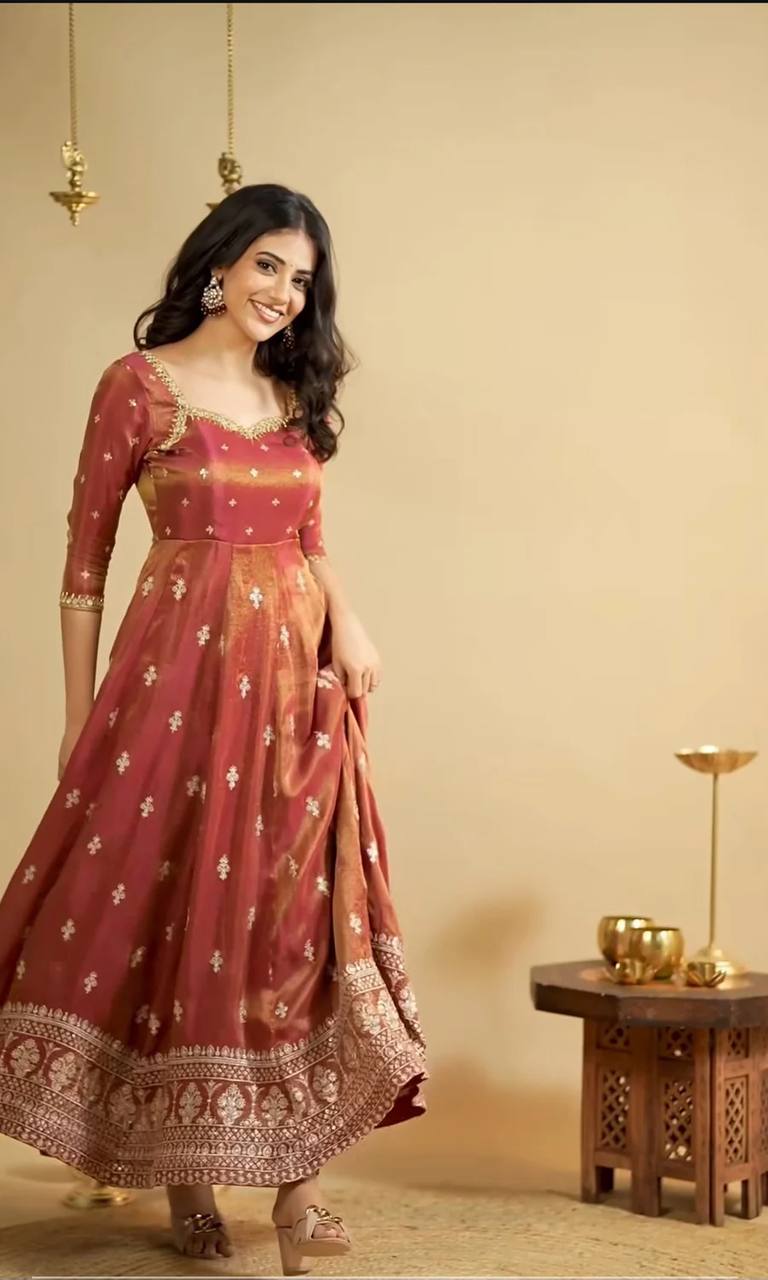 Reyna Designer Luxury Cosmo Clothing Anarkali Suit