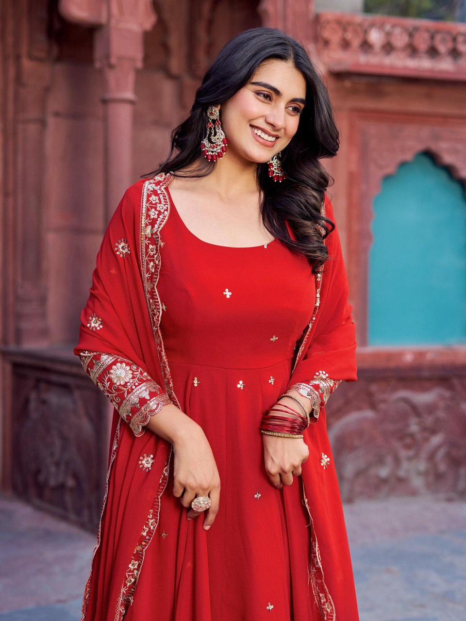 Sitara Festive Bond Faux Georgette Anarkali Gown