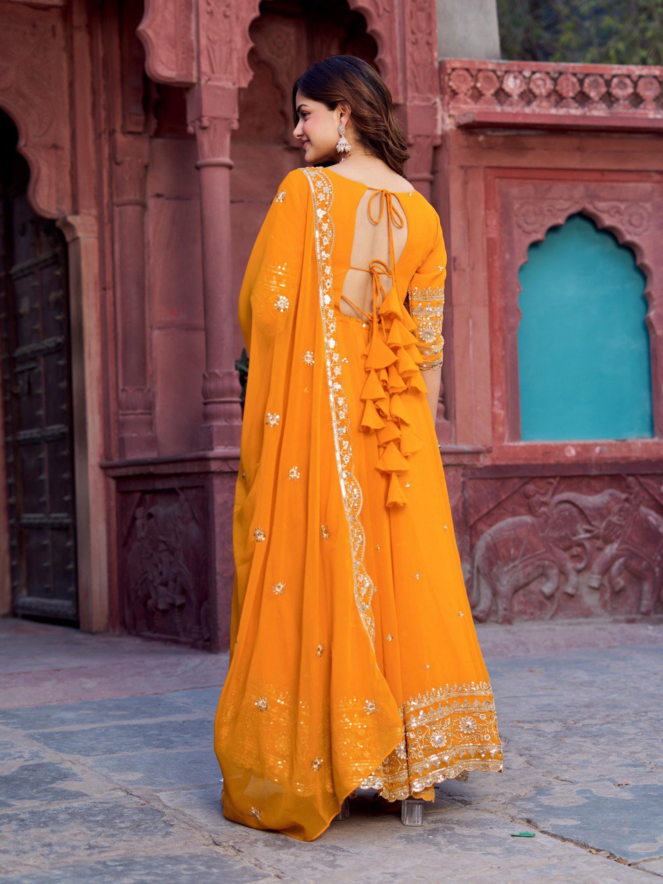 Sitara Festive Bond Faux Georgette Anarkali Gown