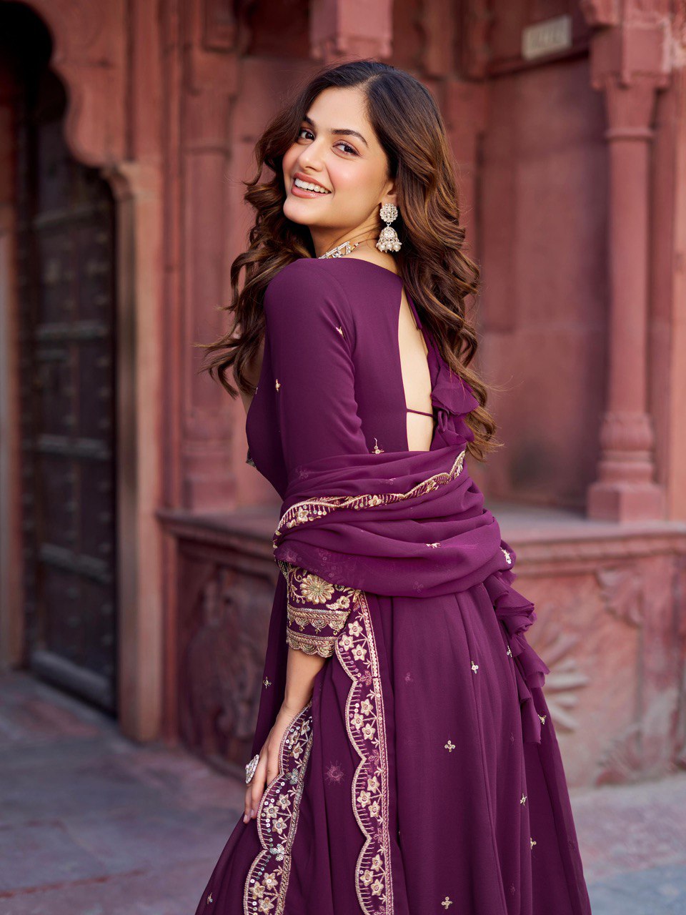 Sitara Festive Bond Faux Georgette Anarkali Gown