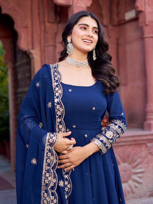 Sitara Festive Bond Faux Georgette Anarkali Gown
