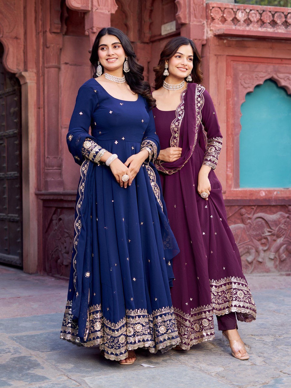 Sitara Festive Bond Faux Georgette Anarkali Gown