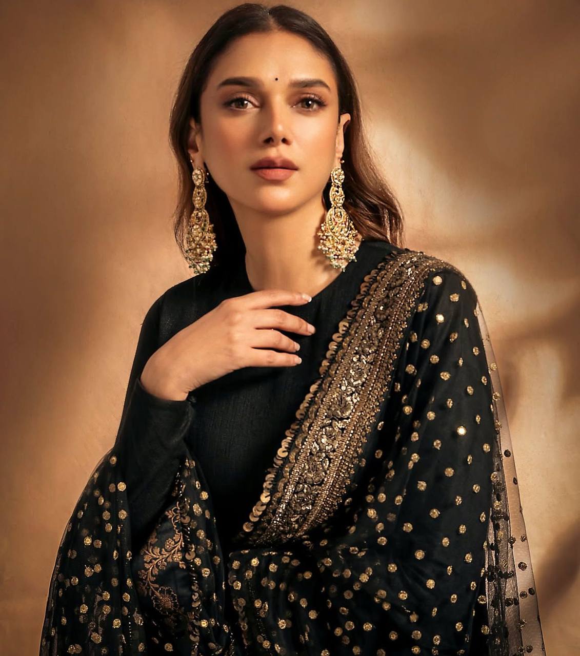 Midnight Majesty Luxe Black Anarkali